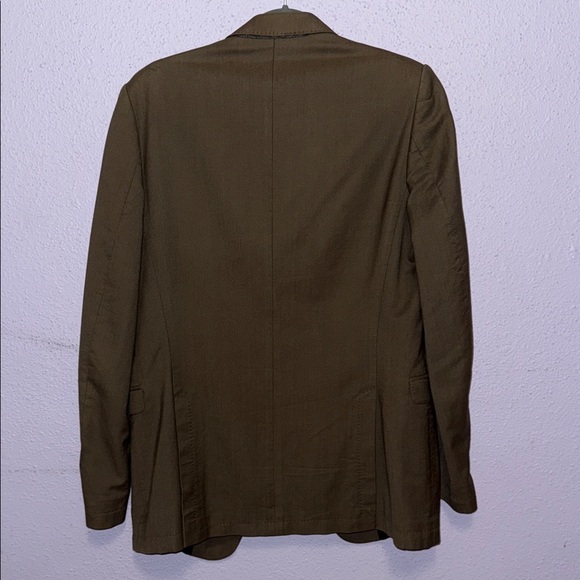Dries Van Noten Tan Khaki Brown Blazer Sport Coat 40 R - Picture 5 of 13
